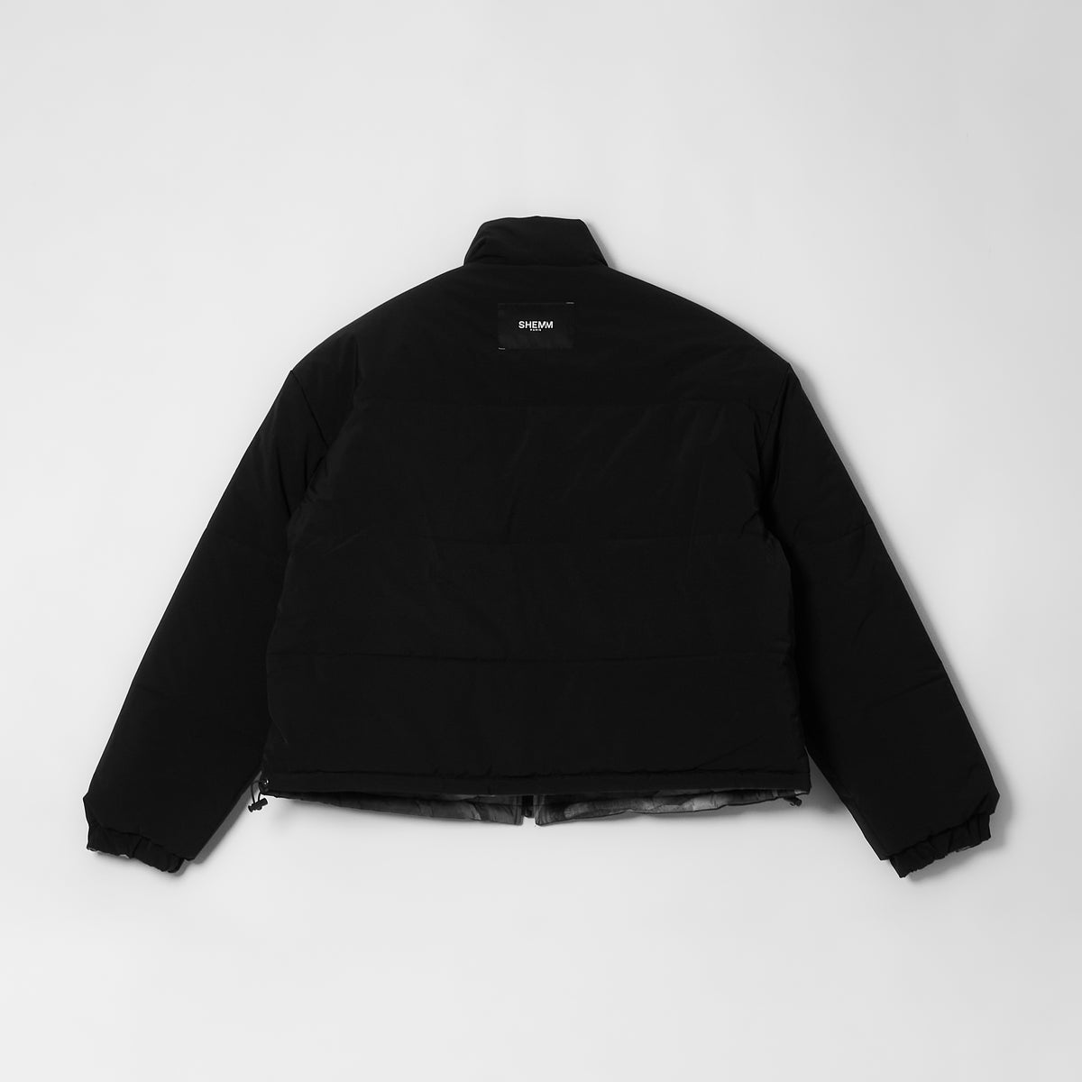REVERSIBLE PUFFER JACKET - BLACK/GENESIS PATTERN