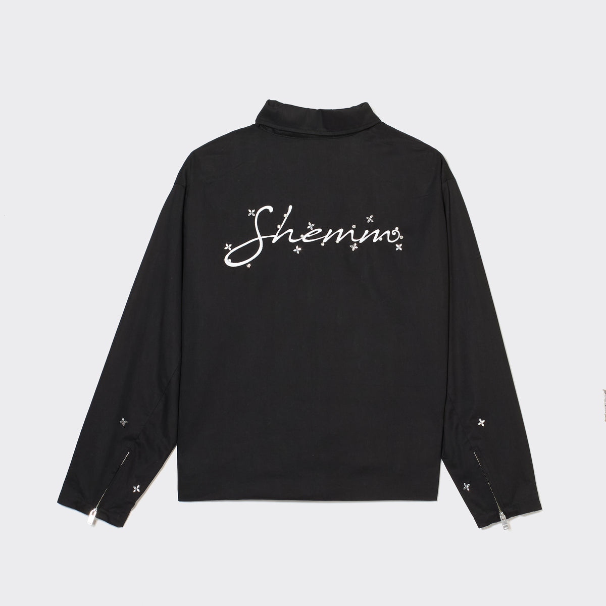 EMBELLISHED CLUB JACKET - BLACK