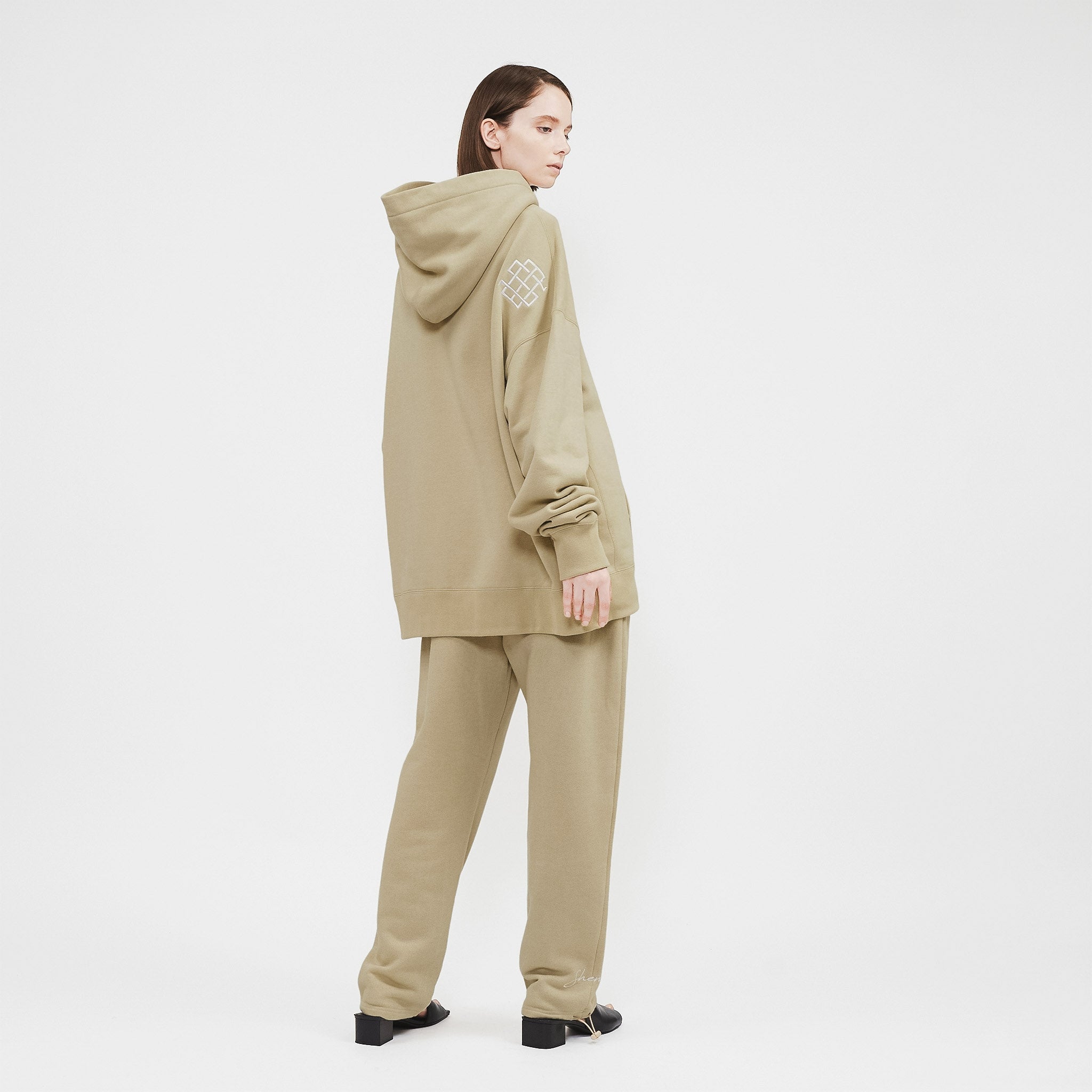 BASIC SWEATPANTS - Beige