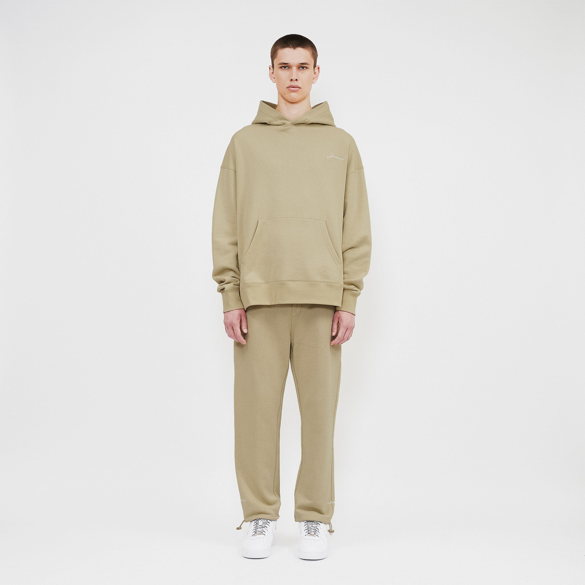 BASIC SWEATPANTS - Beige