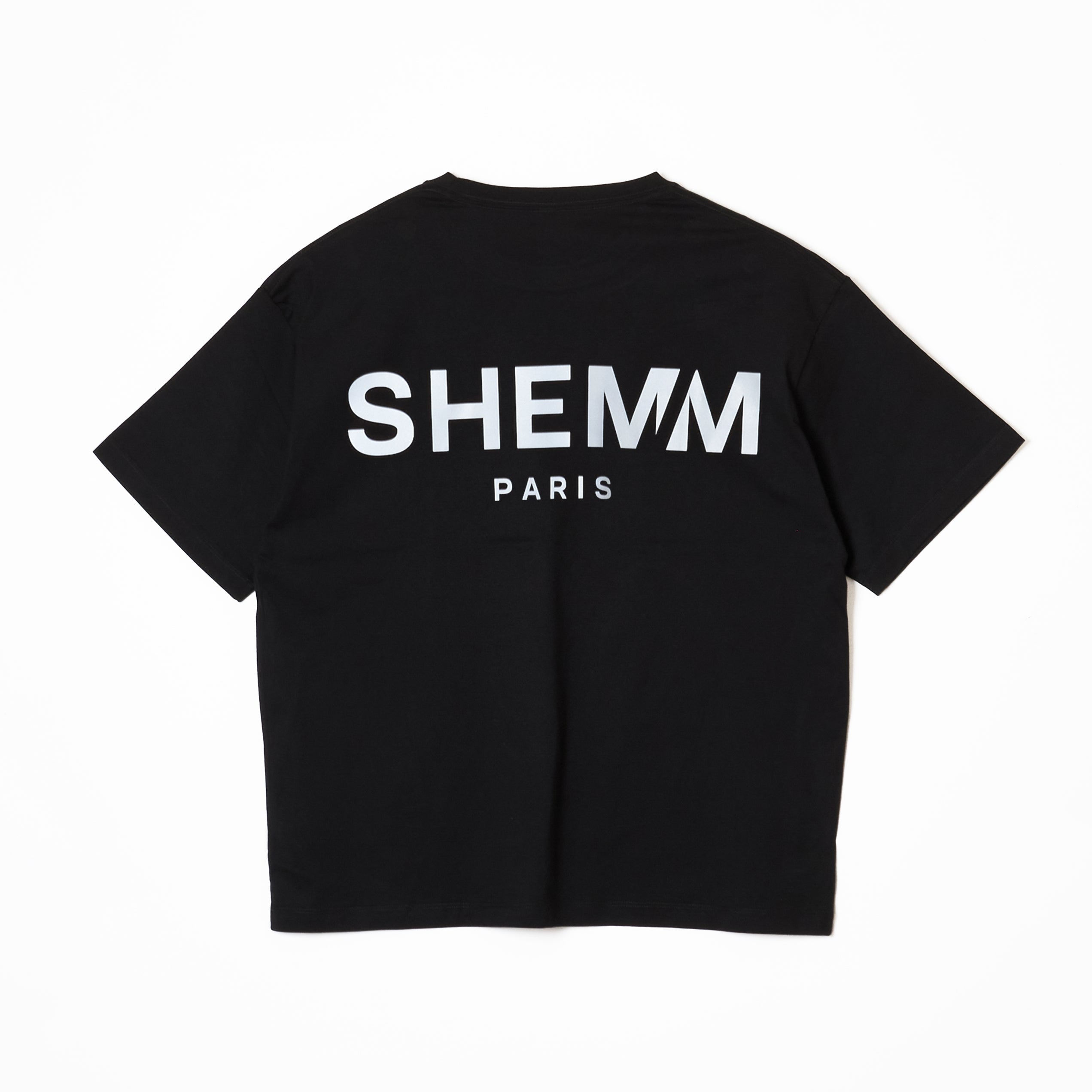 SCRIPT & BOLD LOGO SS TEE - Black