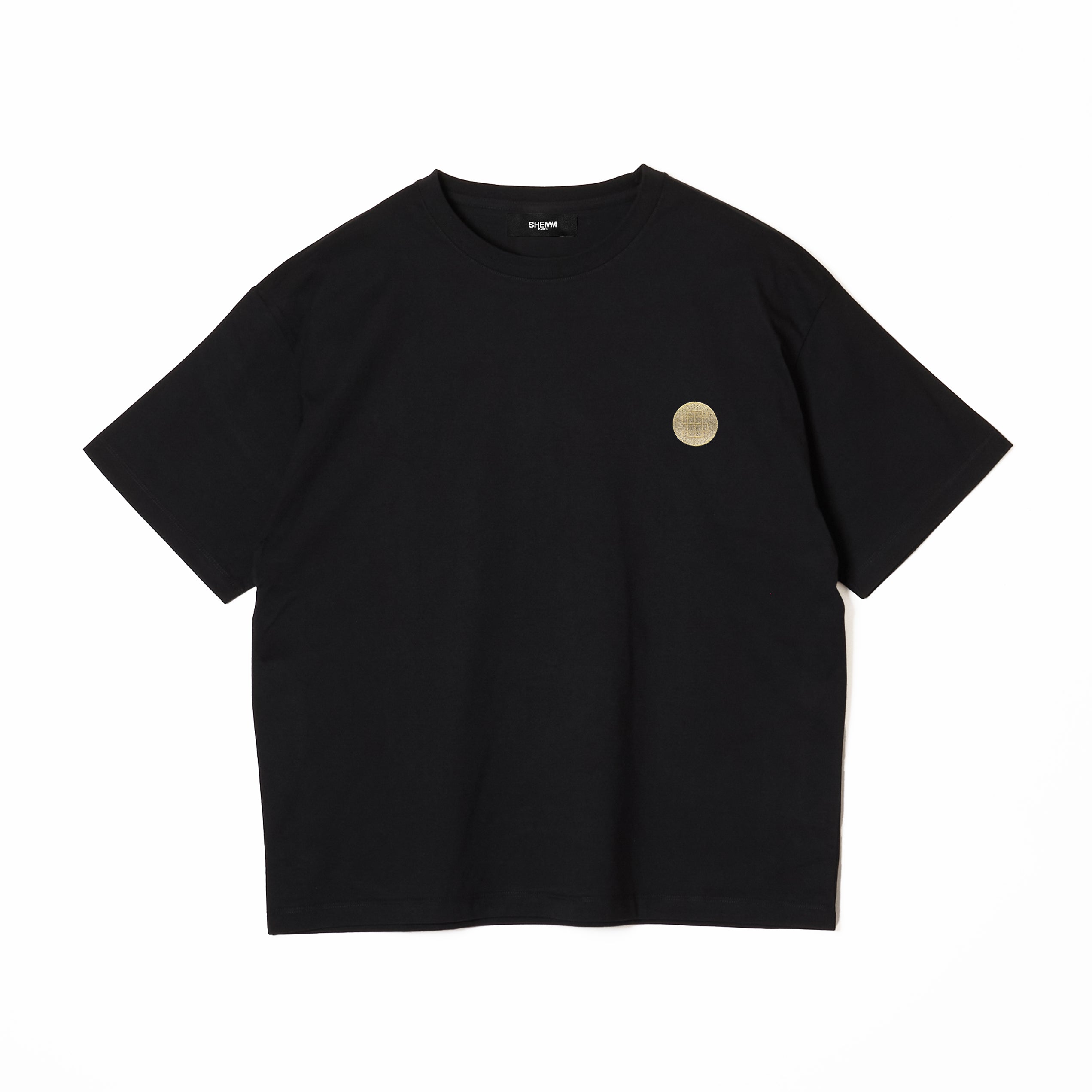 MONOGRAM & BOLD LOGO SS TEE - Black