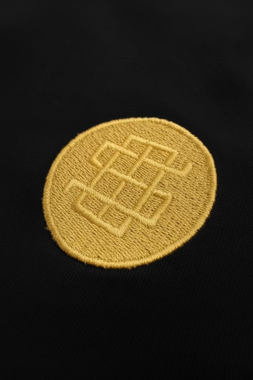 MONOGRAM & BOLD LOGO SS TEE - Black