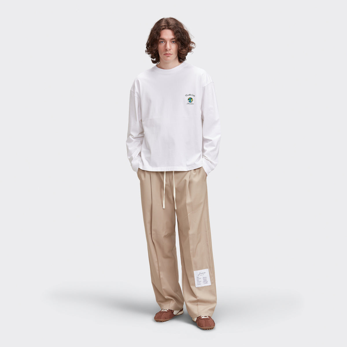 EARTH CLUB LS TEE - WHITE