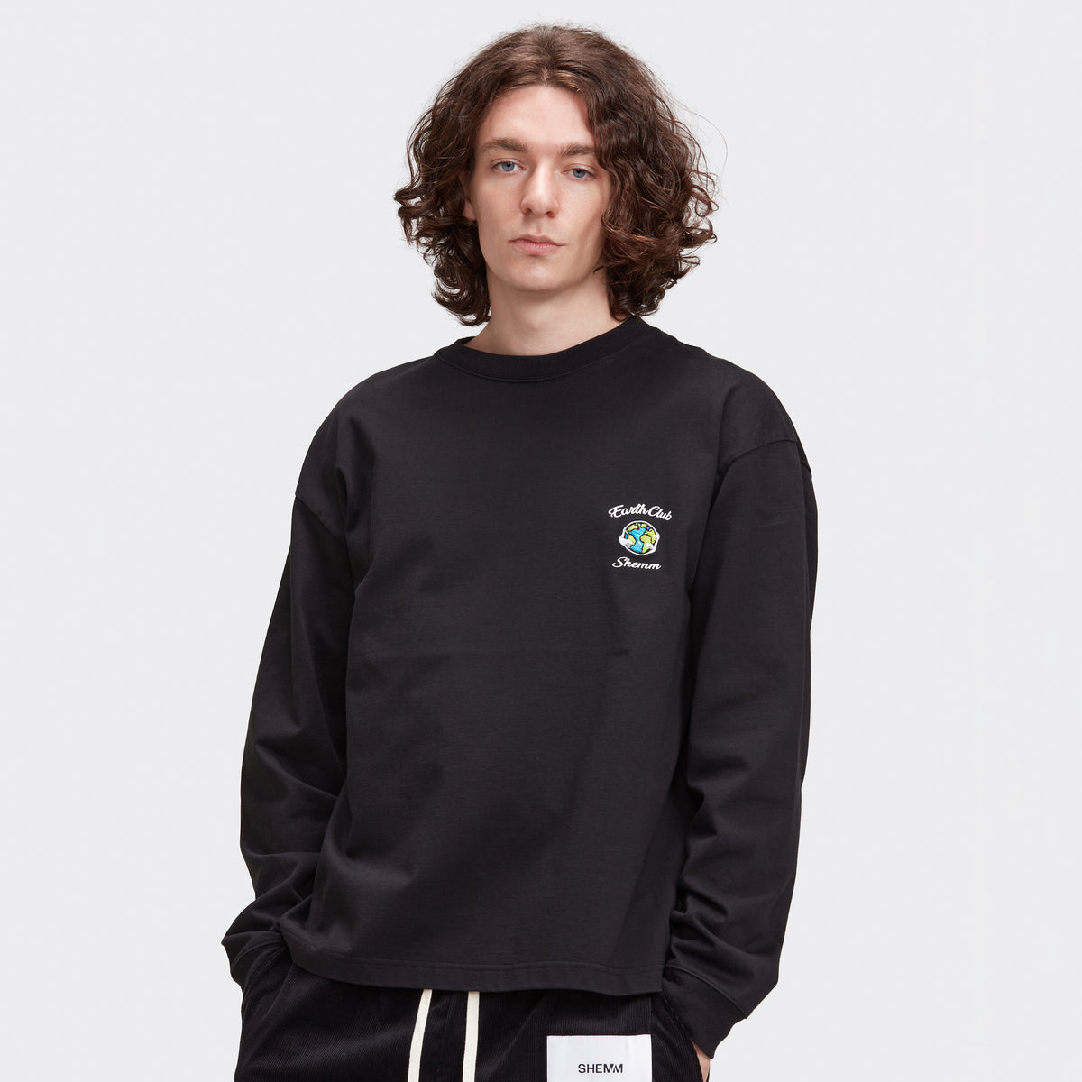 EARTH CLUB LS TEE - BLACK