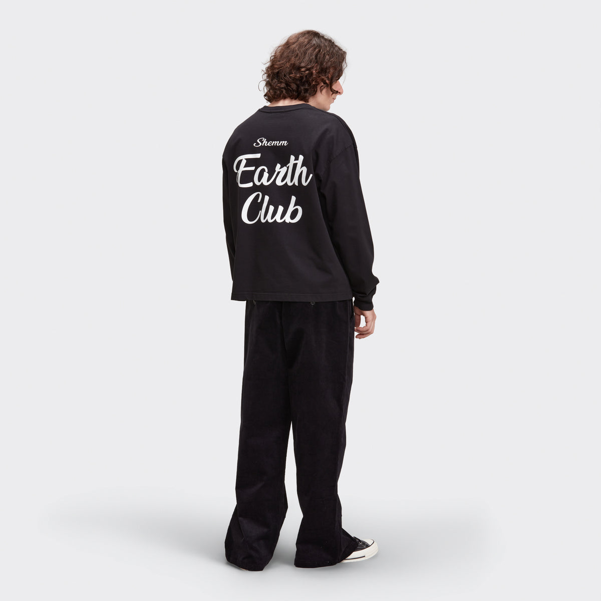 EARTH CLUB LS TEE - BLACK