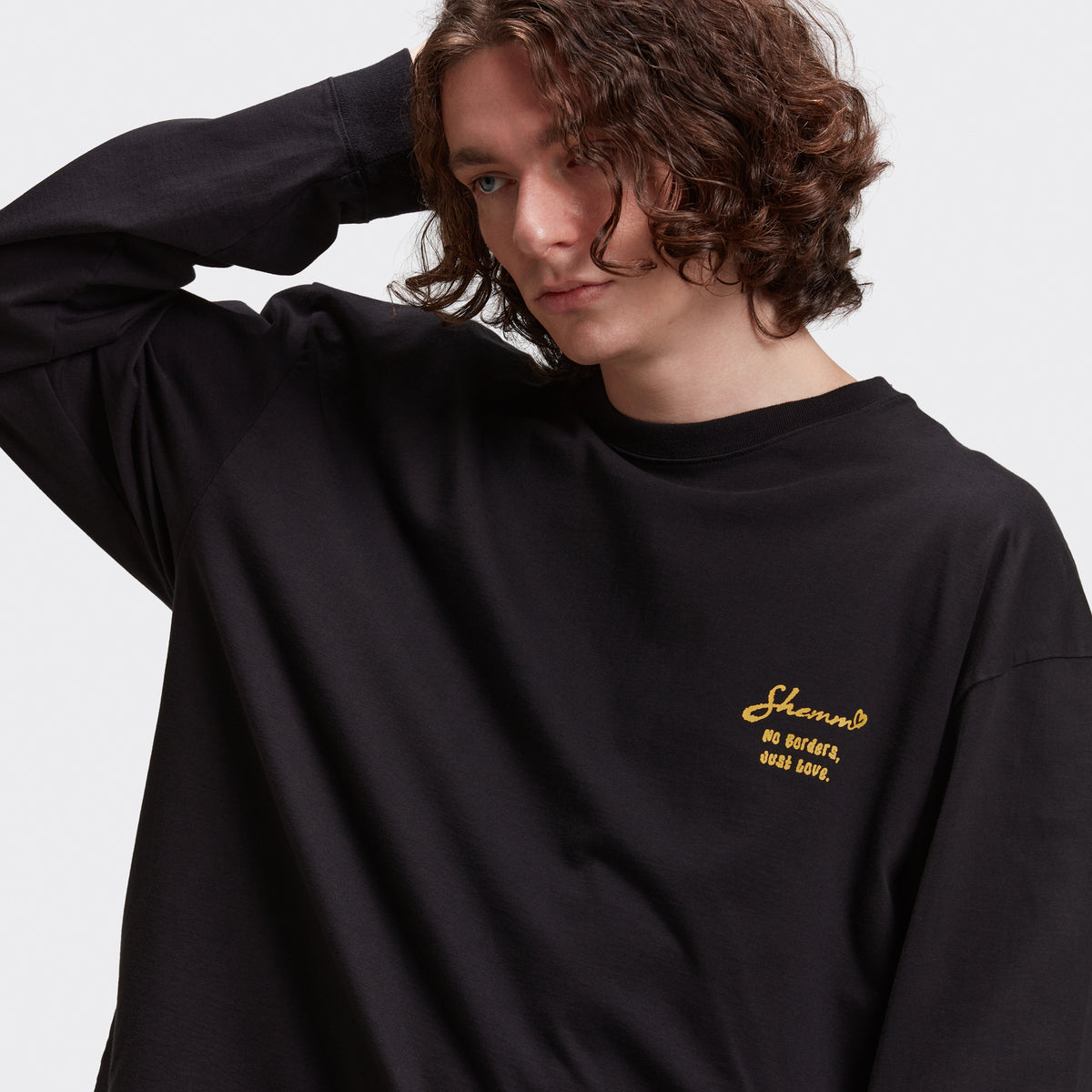 HUMANITY LS TEE - BLACK