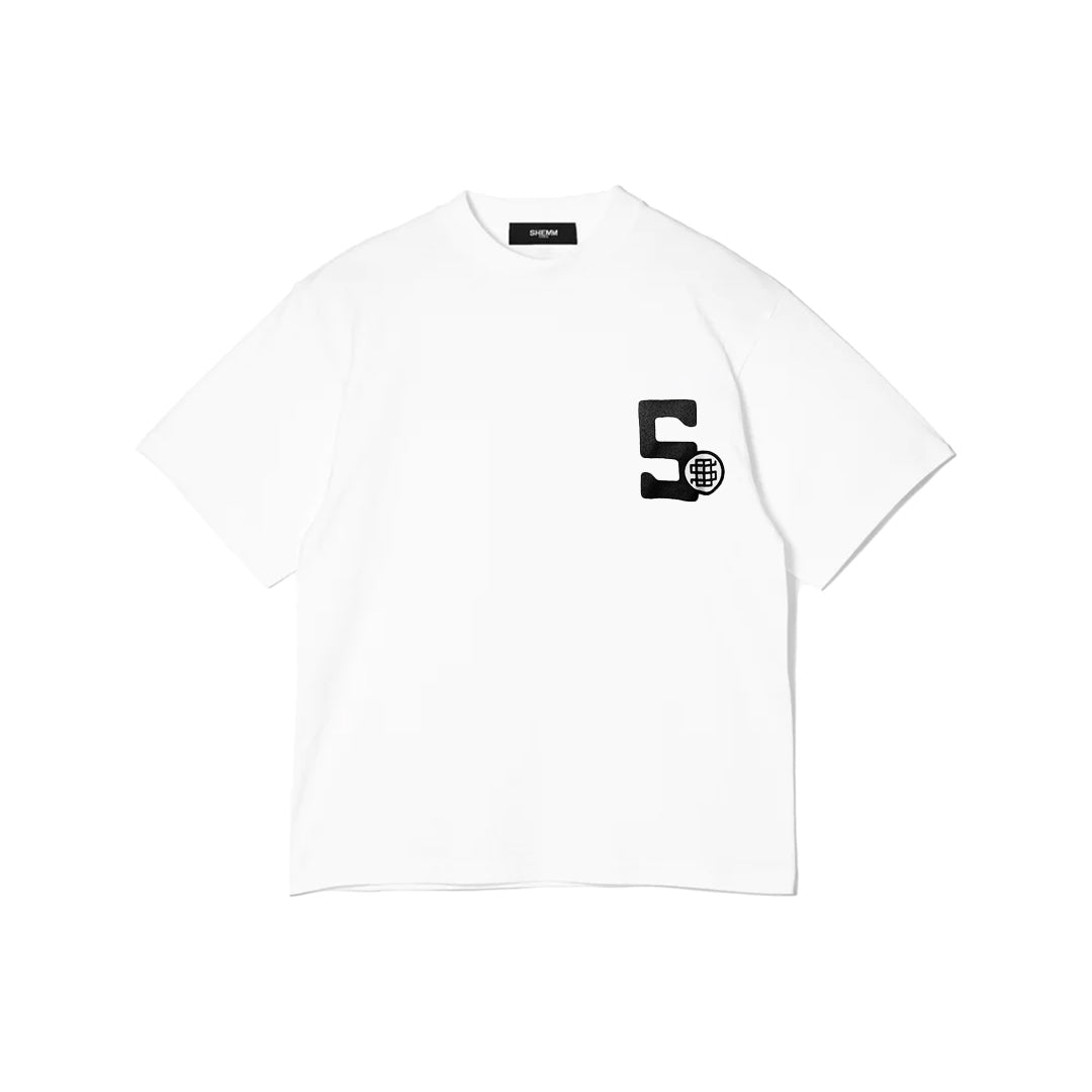 FOAMED S LOGO TEE - White