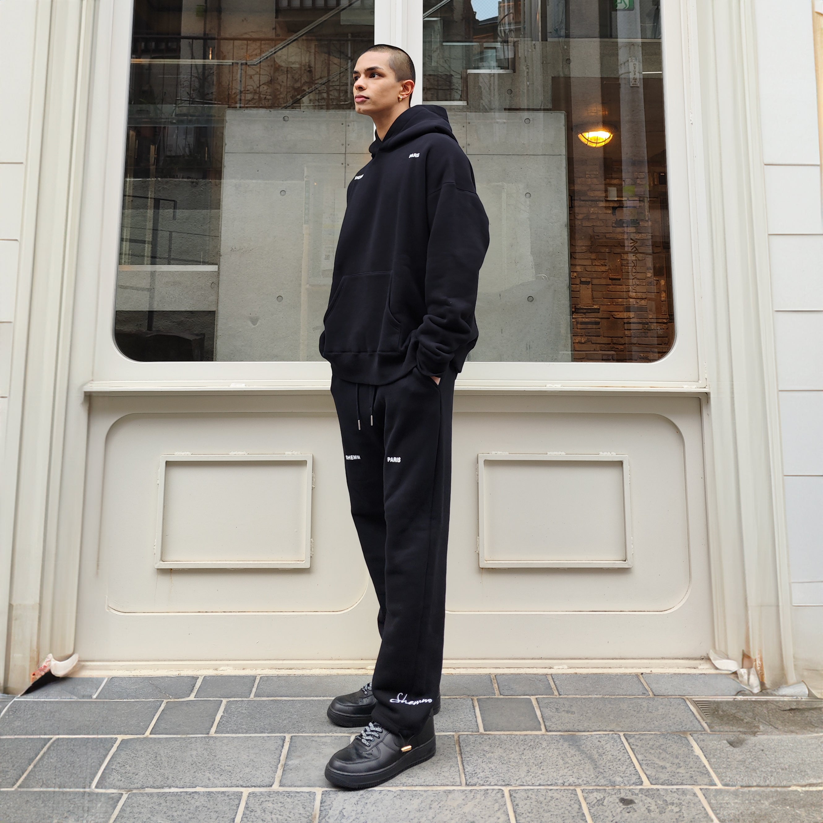 BASIC SWEATPANTS - Black