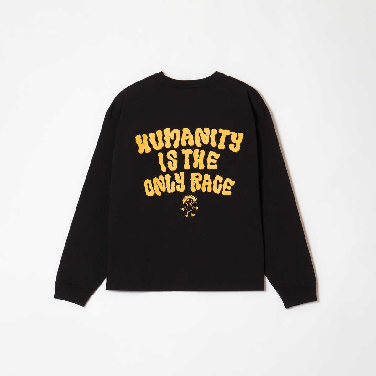 HUMANITY LS TEE - BLACK