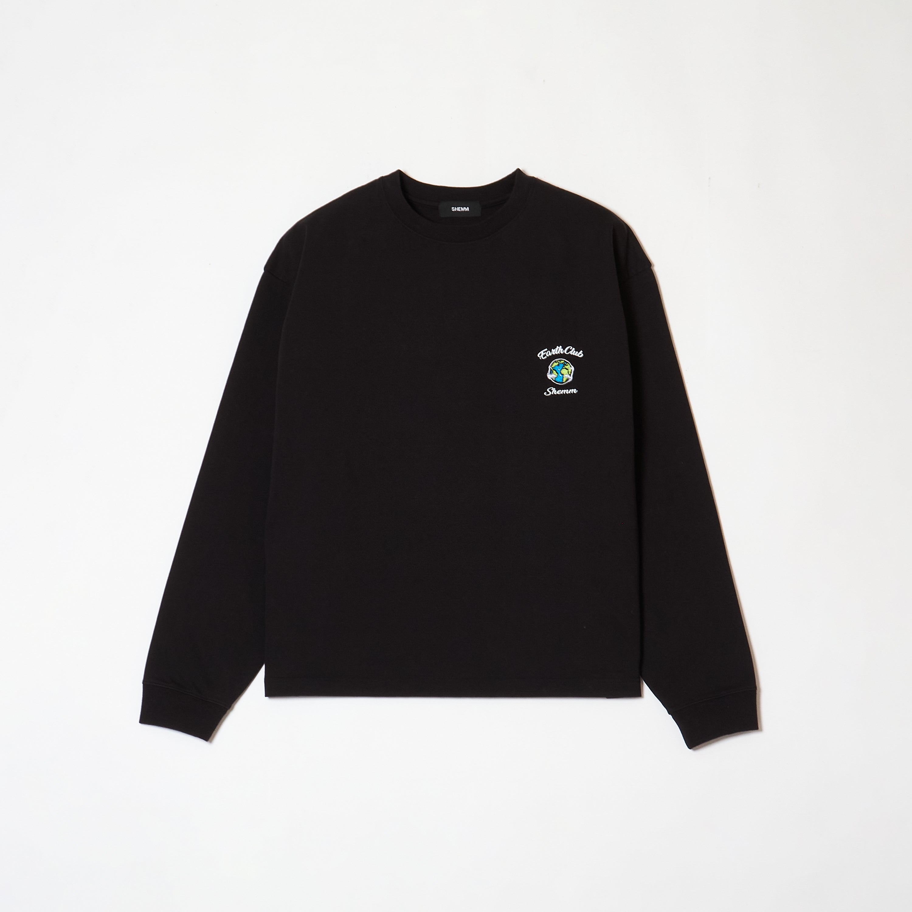 EARTH CLUB LS TEE - BLACK