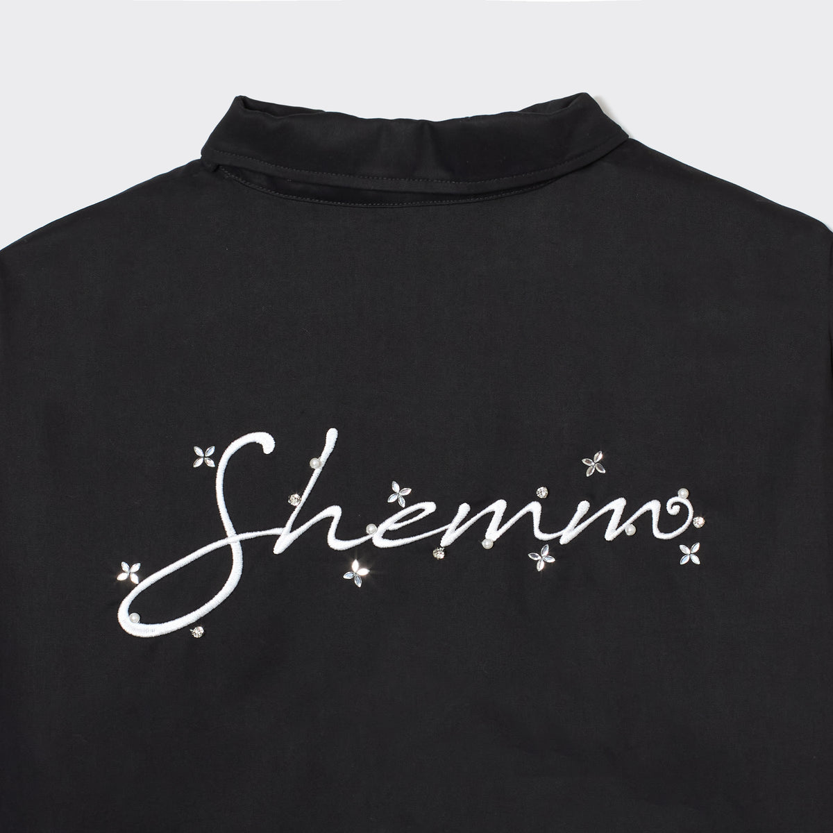 EMBELLISHED CLUB JACKET - BLACK