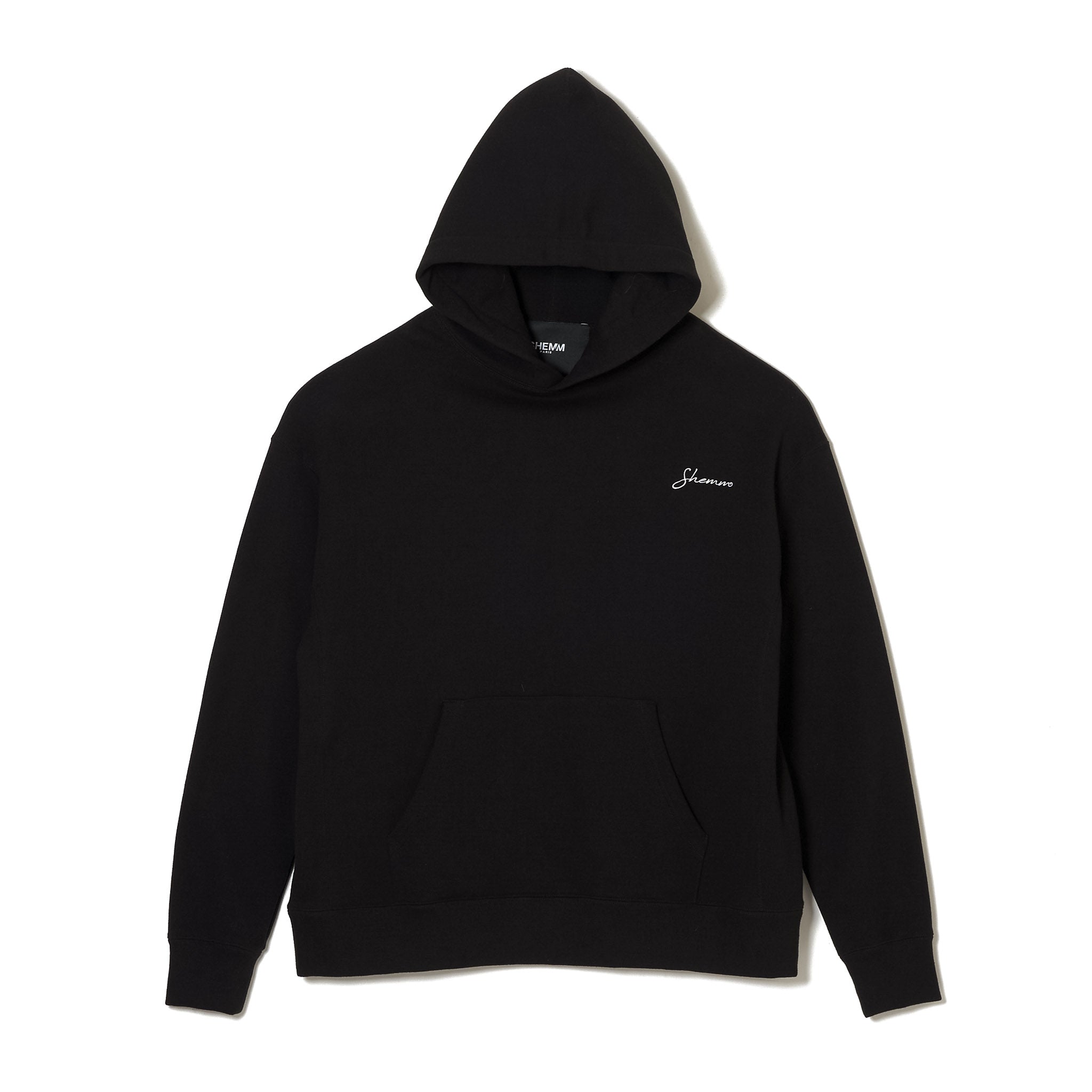 Sudadera básica con capucha - Negro