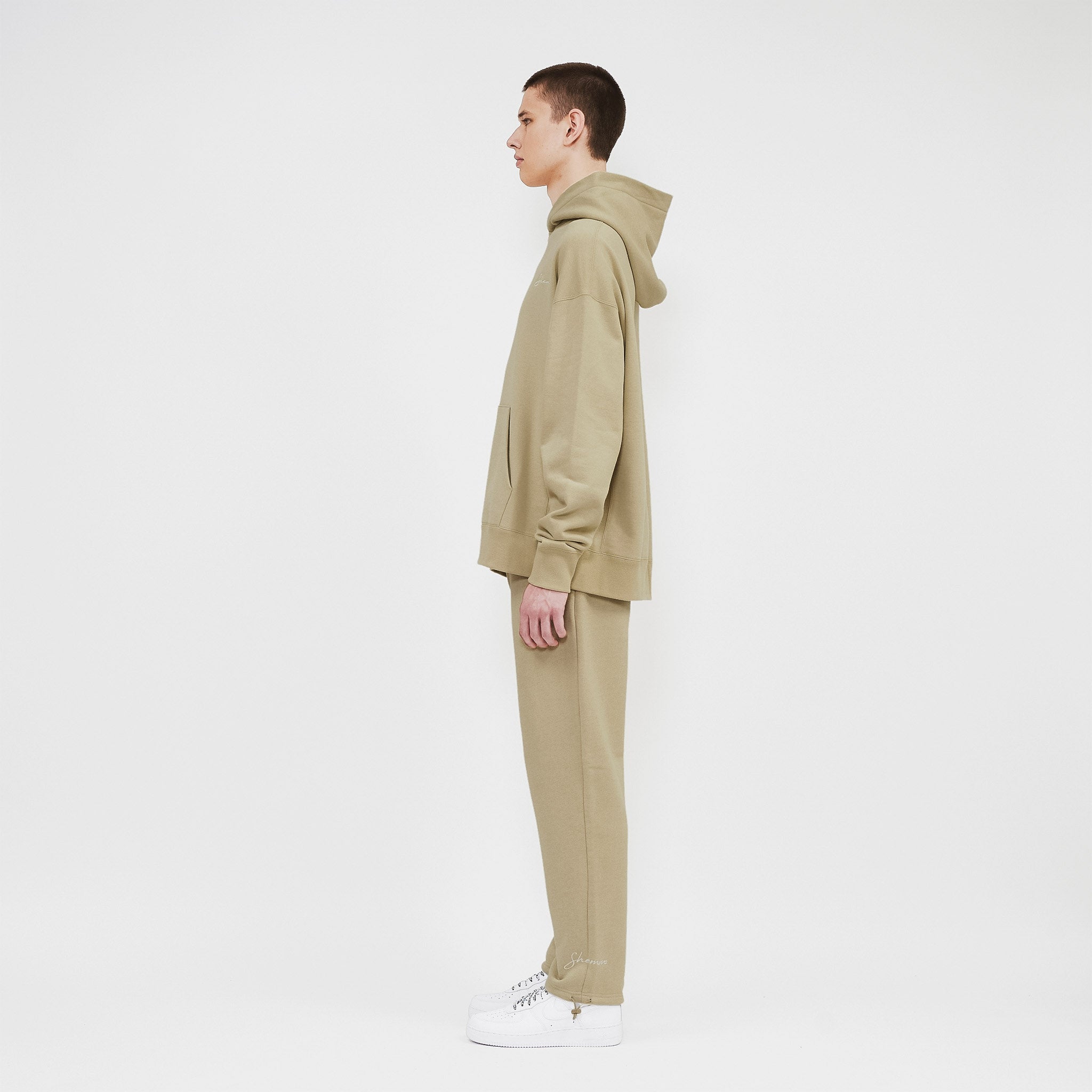 BASIC SWEATPANTS - Beige