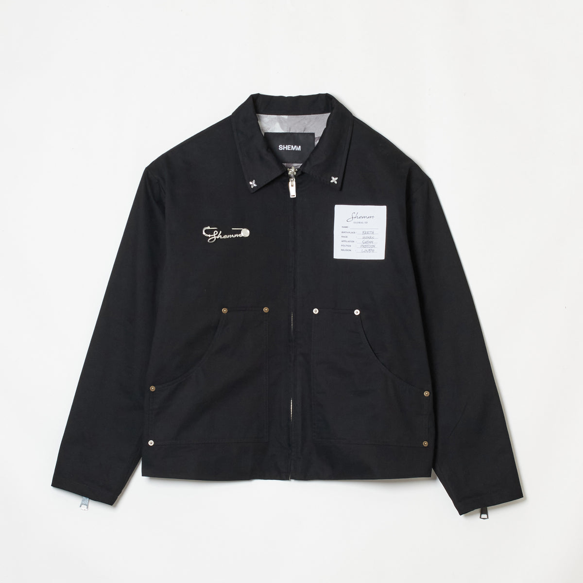 EMBELLISHED CLUB JACKET - BLACK