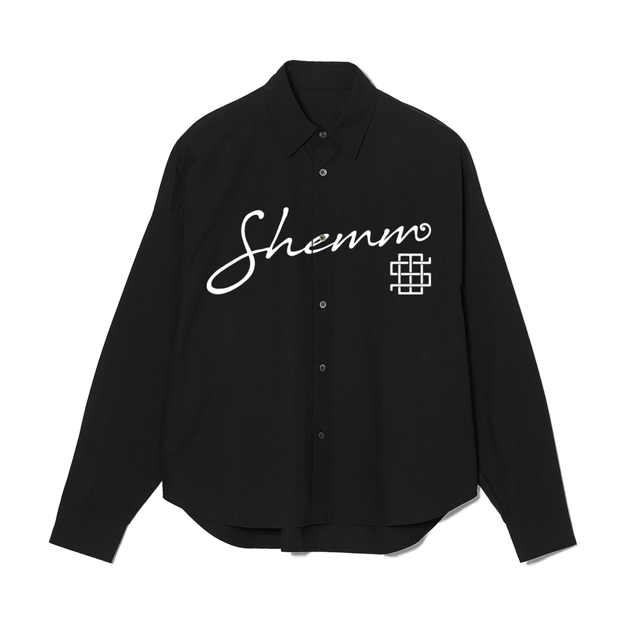 COTTON SCRIPT LOGO LS SHIRT