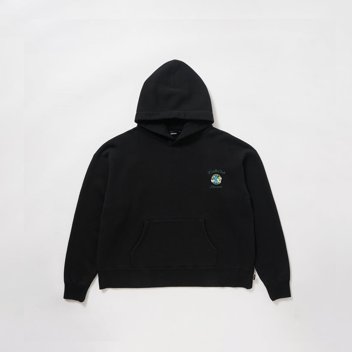 EARTH CLUB HOODIE - BLACK