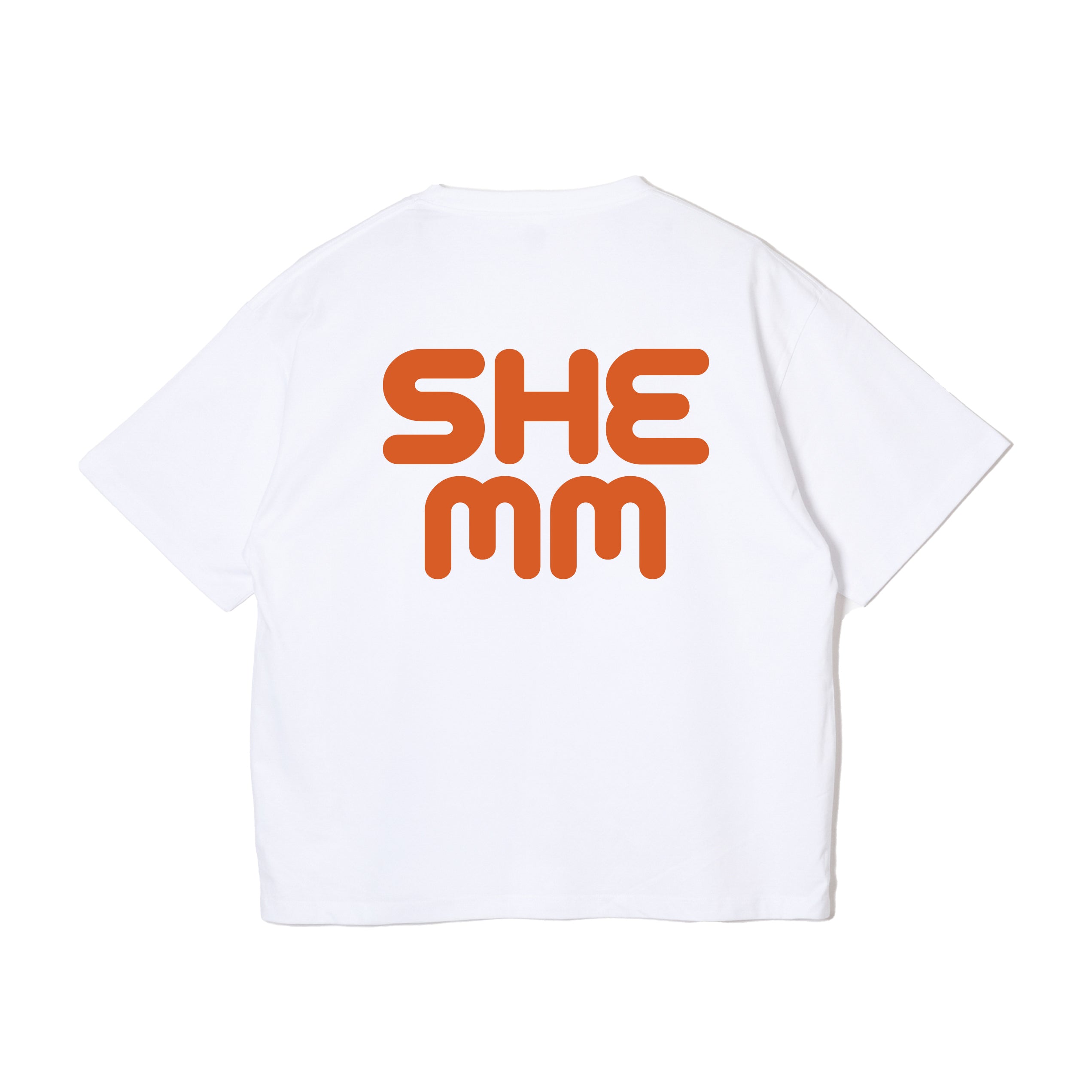 HEMHEM Tee - White/Sun Orange