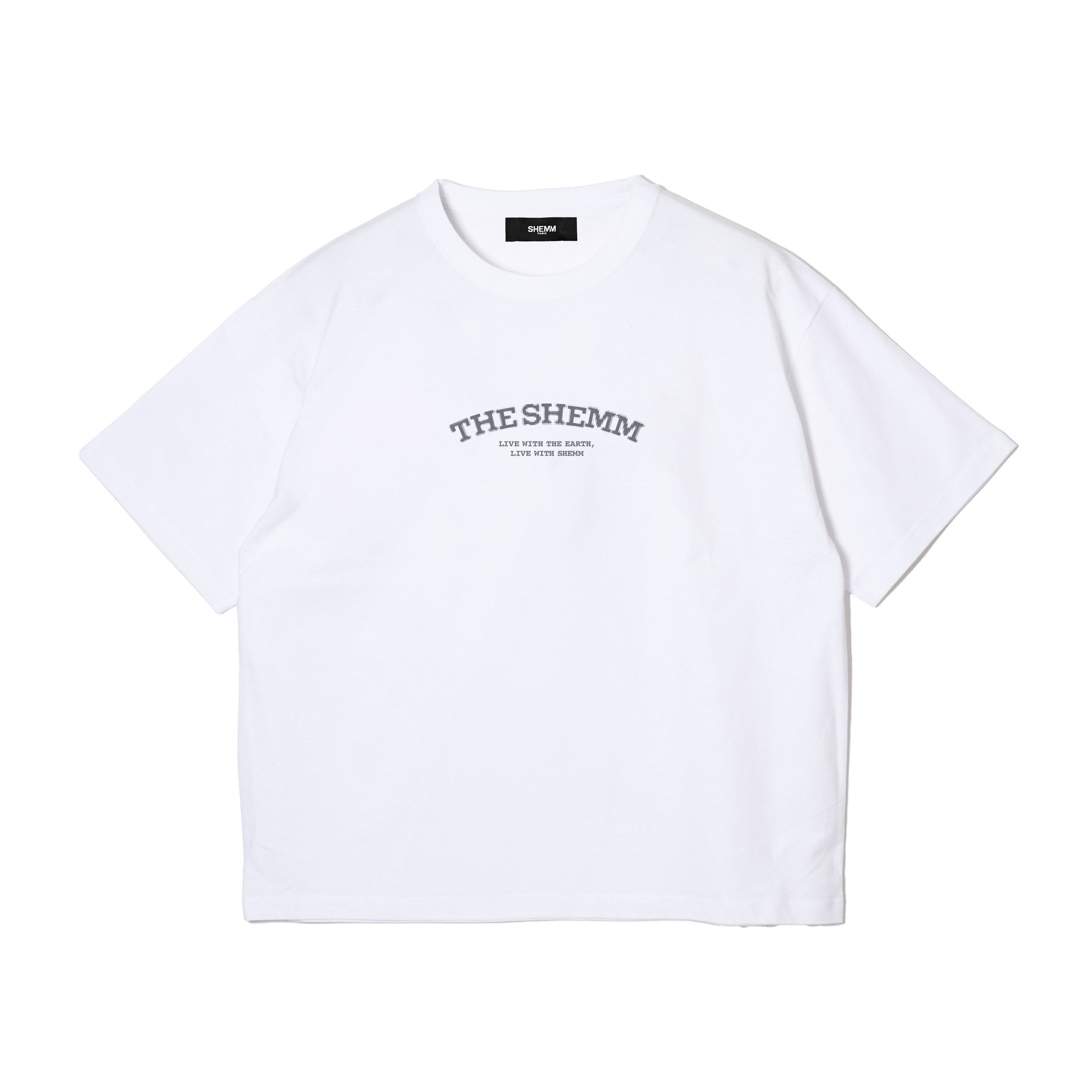 OLD SHEMM TEE - White x Cloud Grey