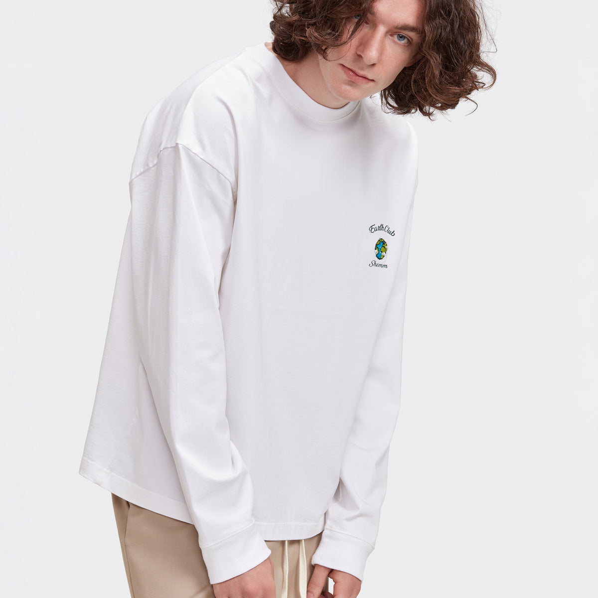 EARTH CLUB LS TEE - WHITE