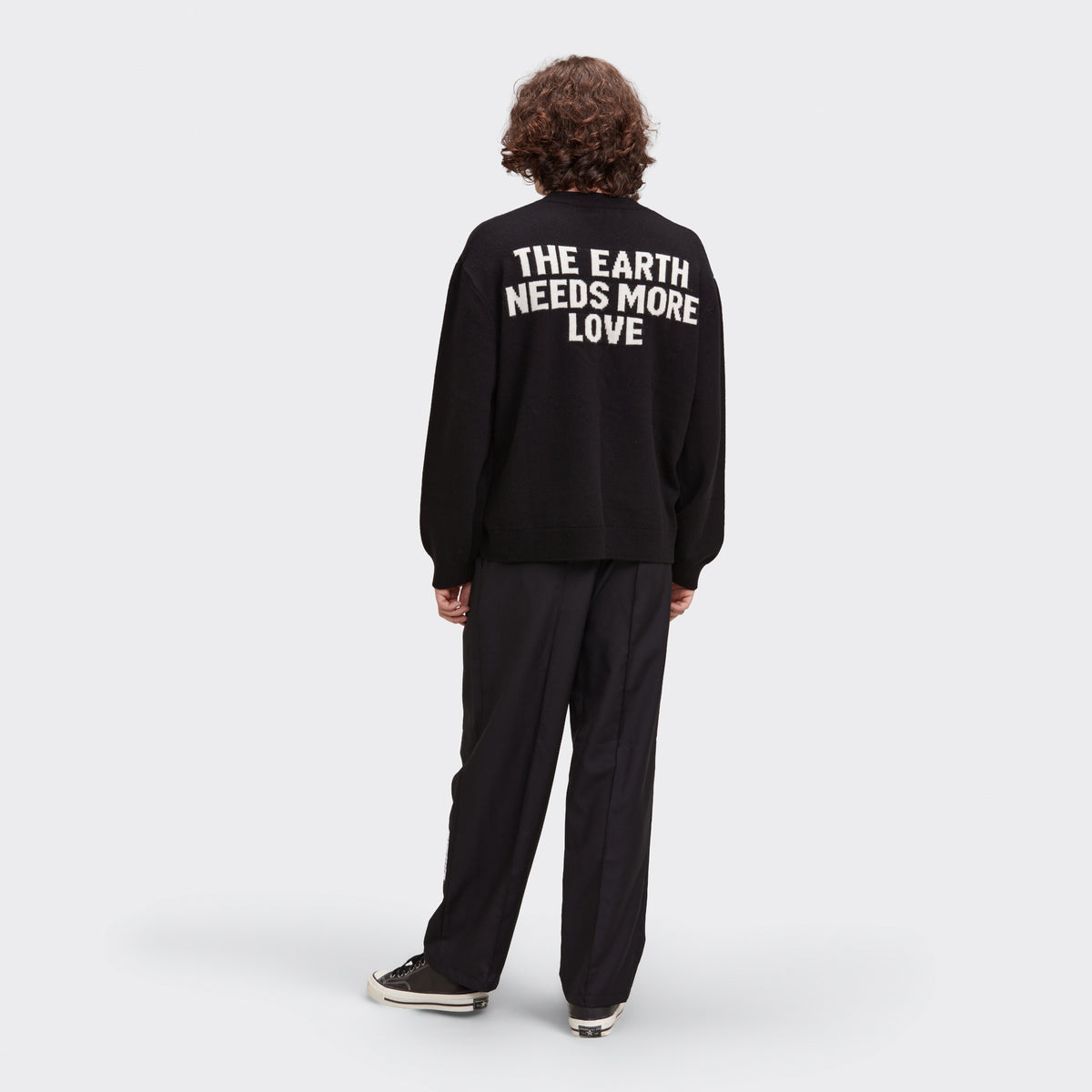 HEART REPAIR SWEATER -BLACK/BLACK