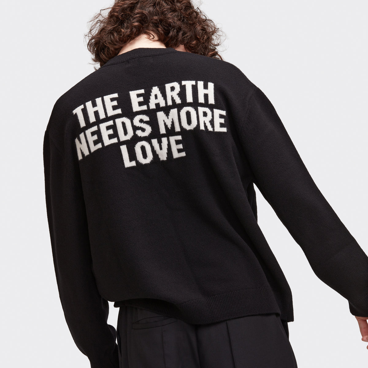 HEART REPAIR SWEATER -BLACK/BLACK