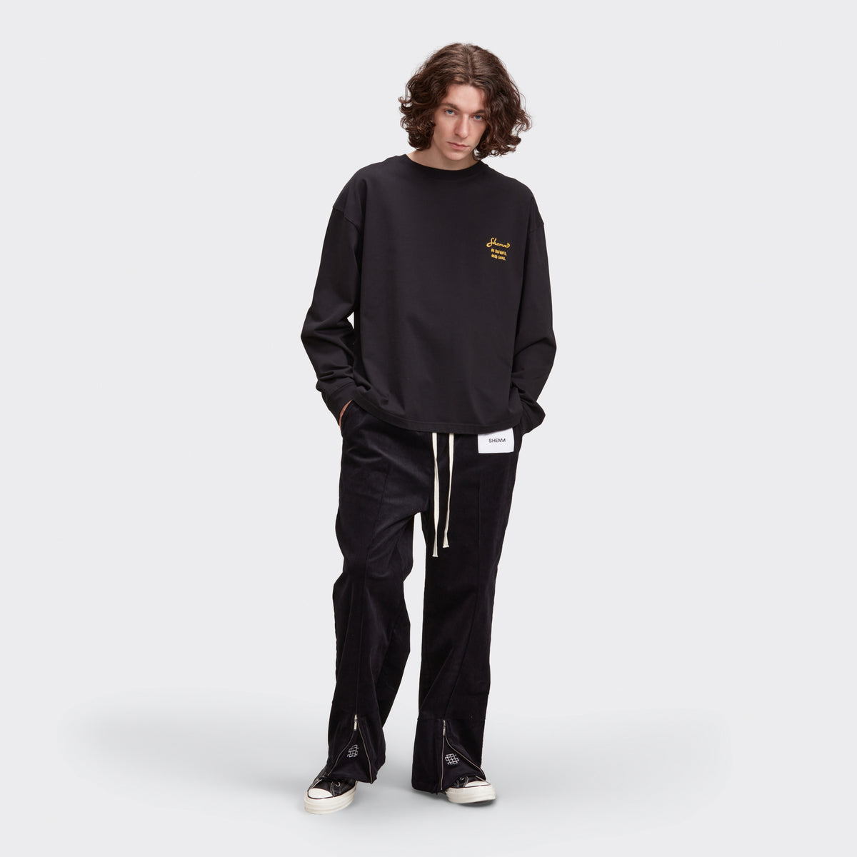 HUMANITY LS TEE - BLACK