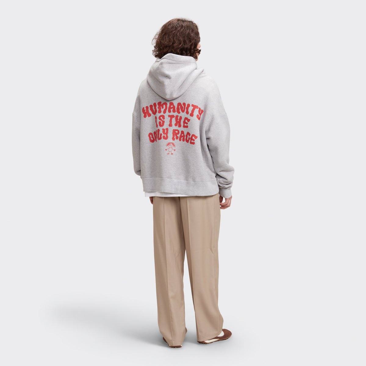 HUMANITY HOODIE - GRAY