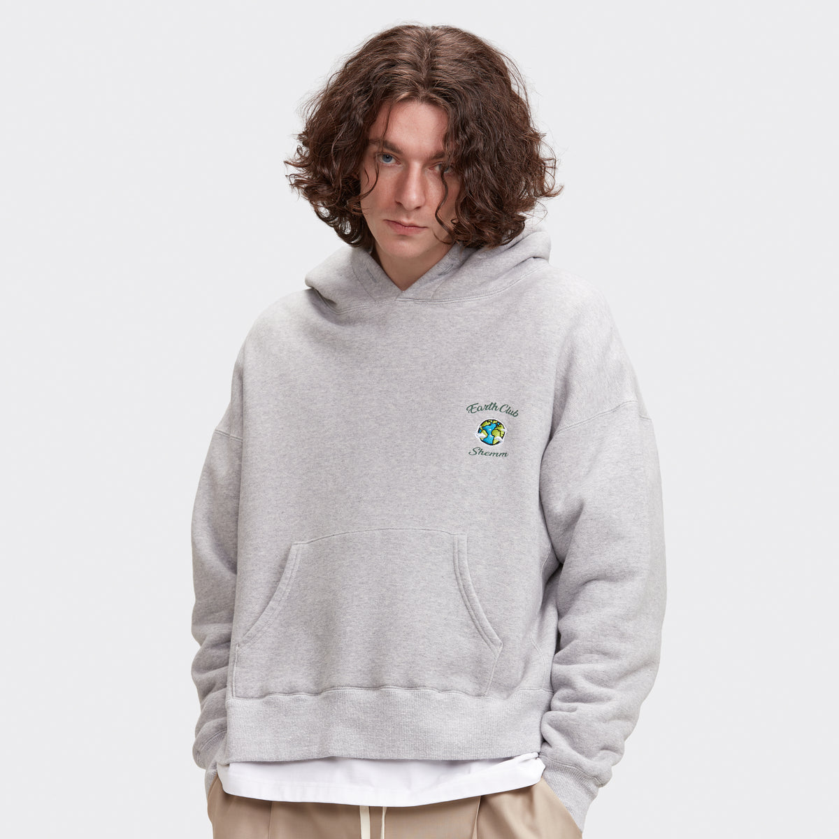 EARTH CLUB HOODIE - GRAY