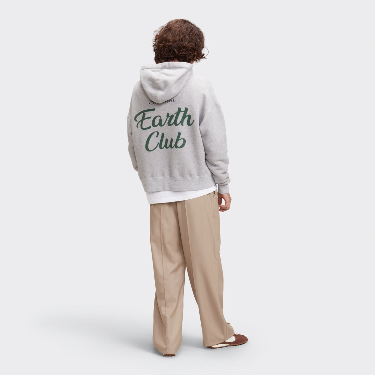 EARTH CLUB HOODIE - GRAY