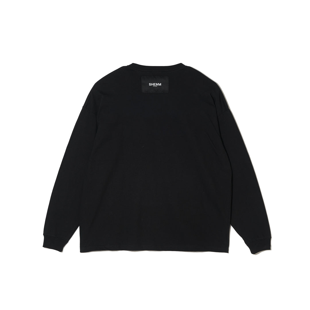 SAVE THE EARTH LS TEE - Black