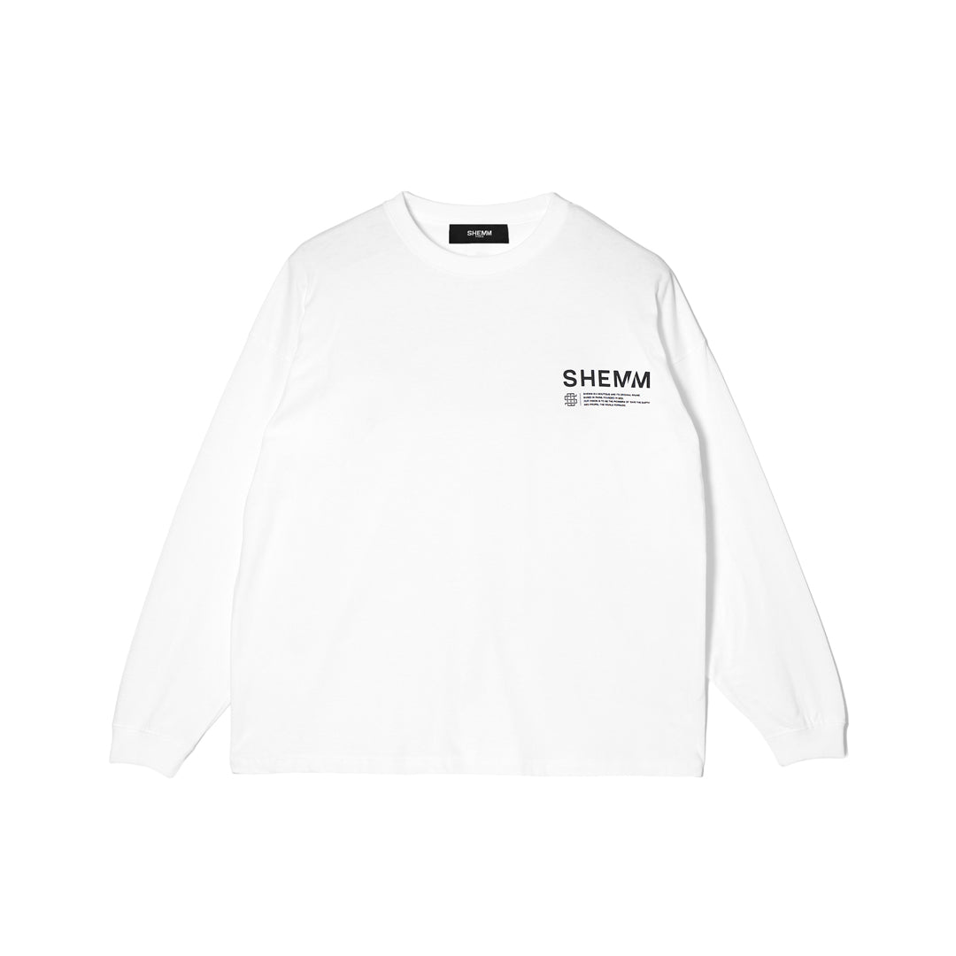 SAVE THE EARTH LS TEE - White