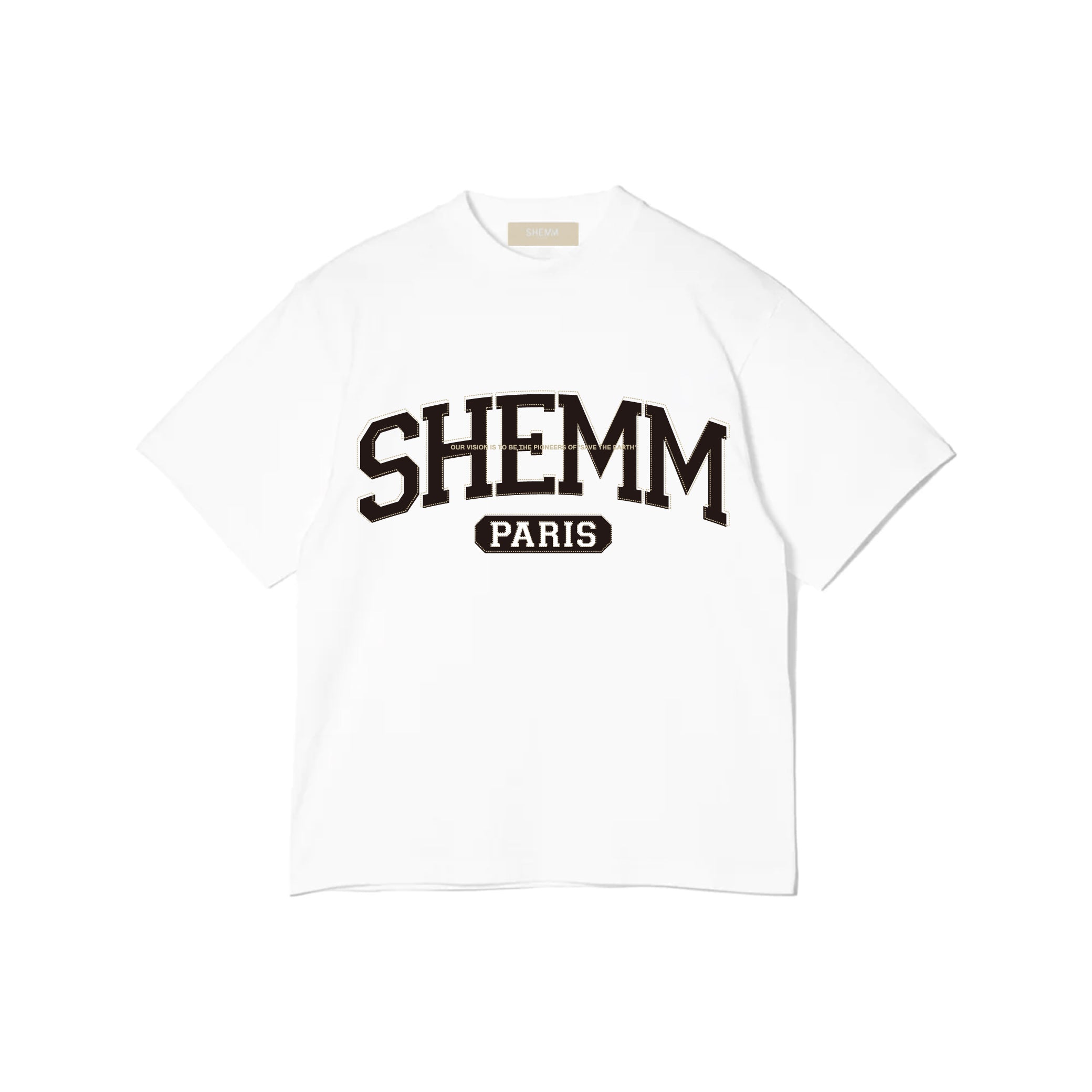 COLLEGE LOGO TEE - White