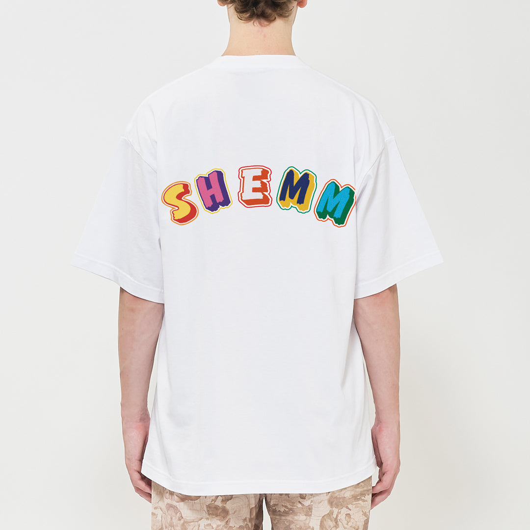 ANDY LOGO TEE - White