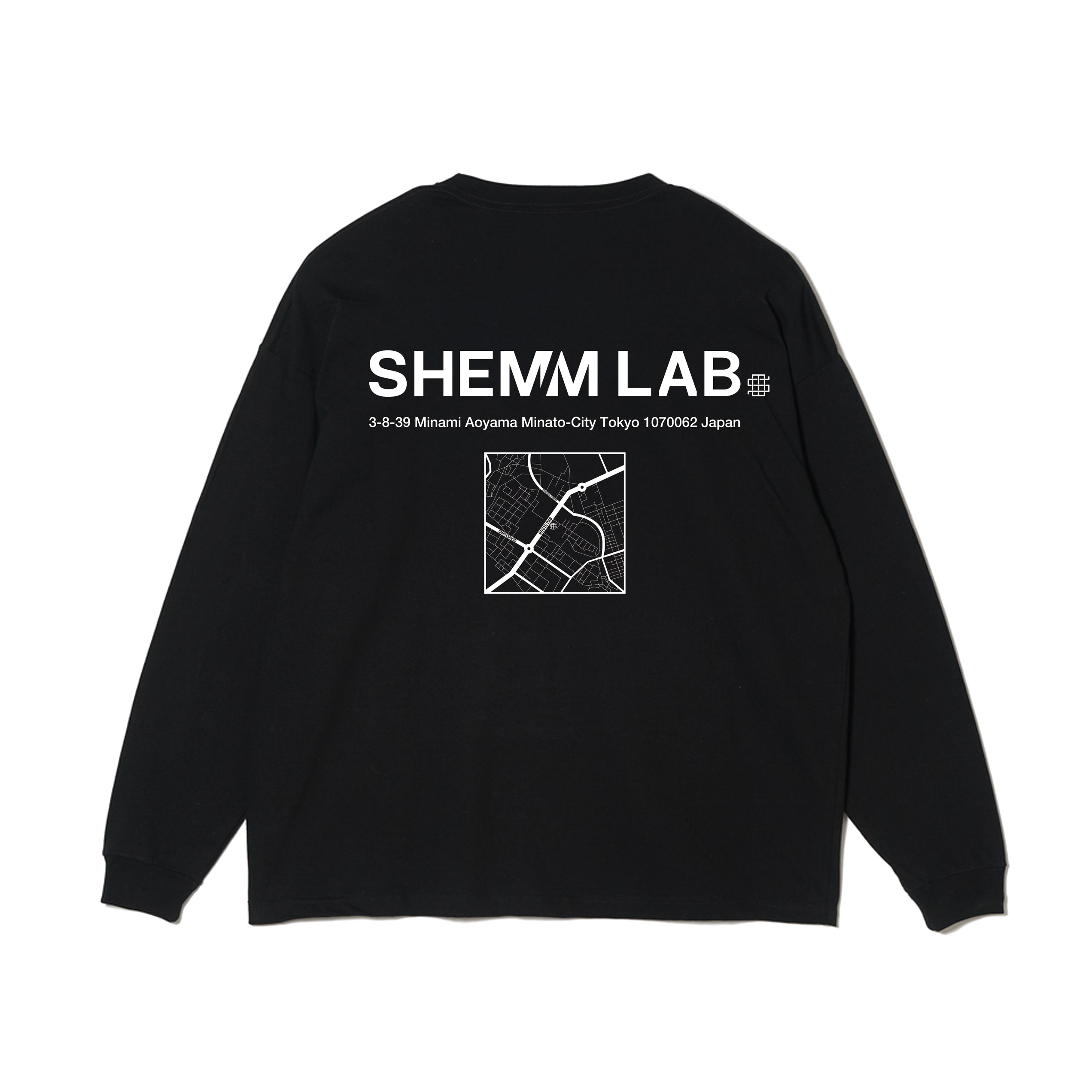 SHEMM LAB LS TEE - BLACK-