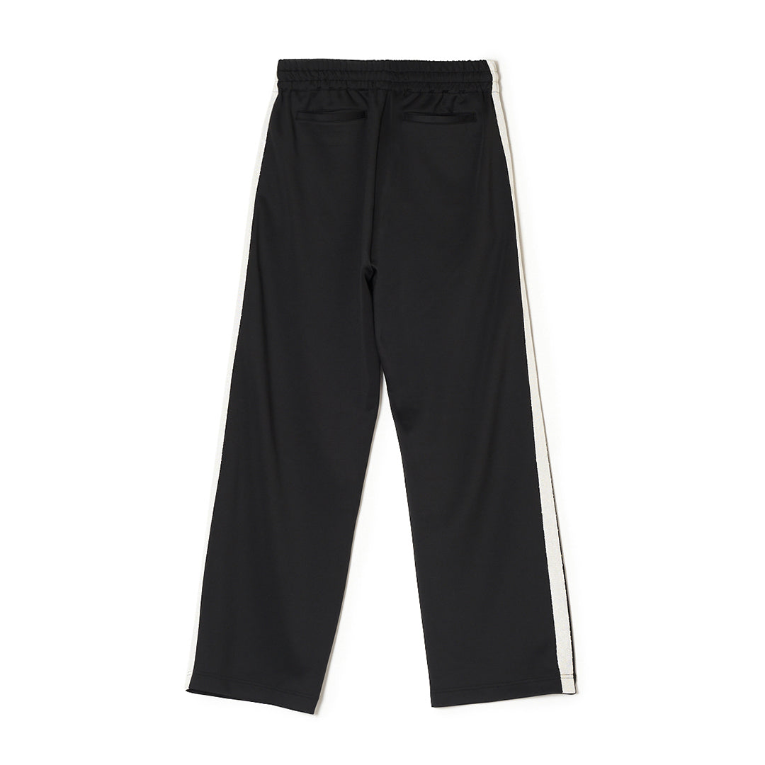 TAPED TRACK PANTS - Black/White