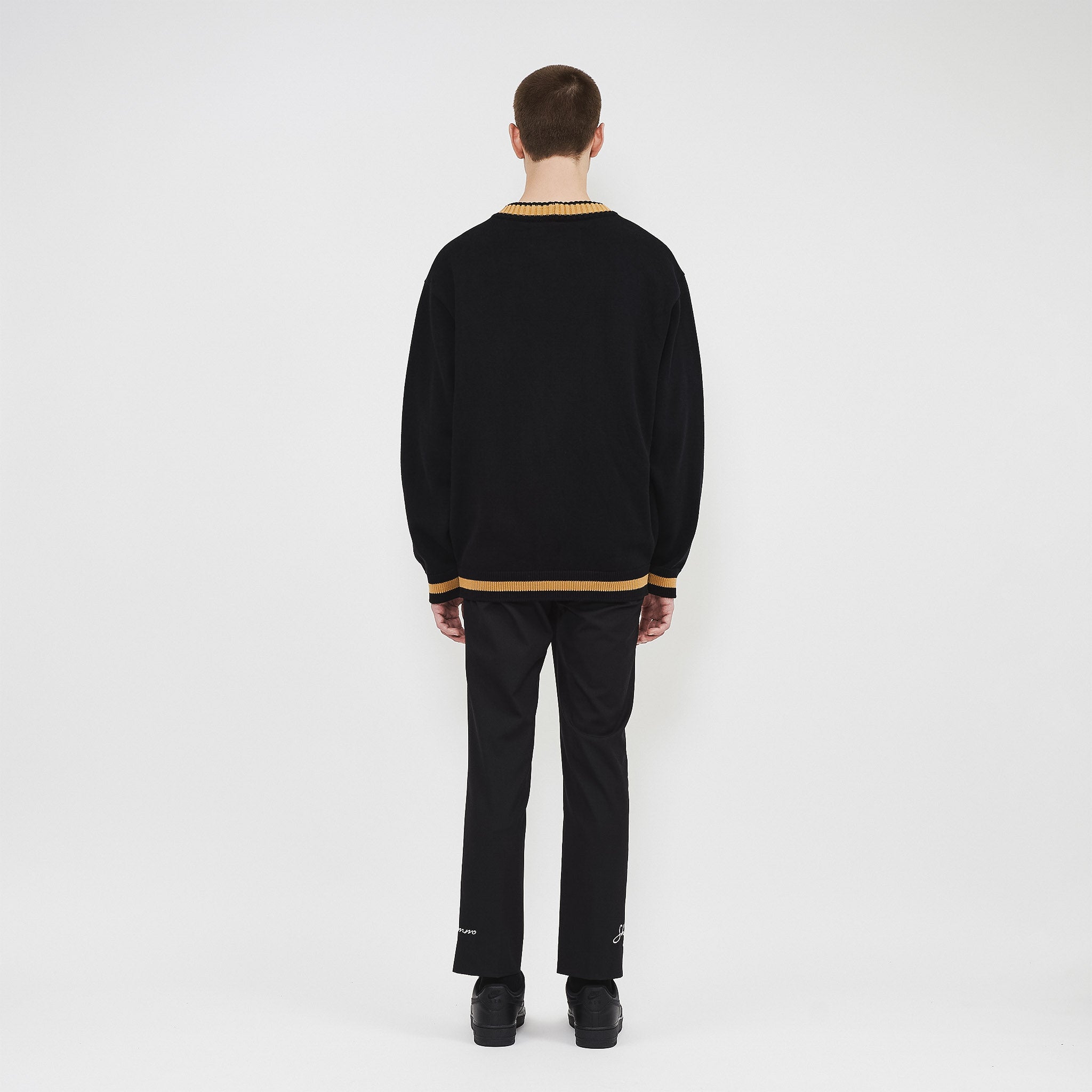 WOOL PANTS - Black